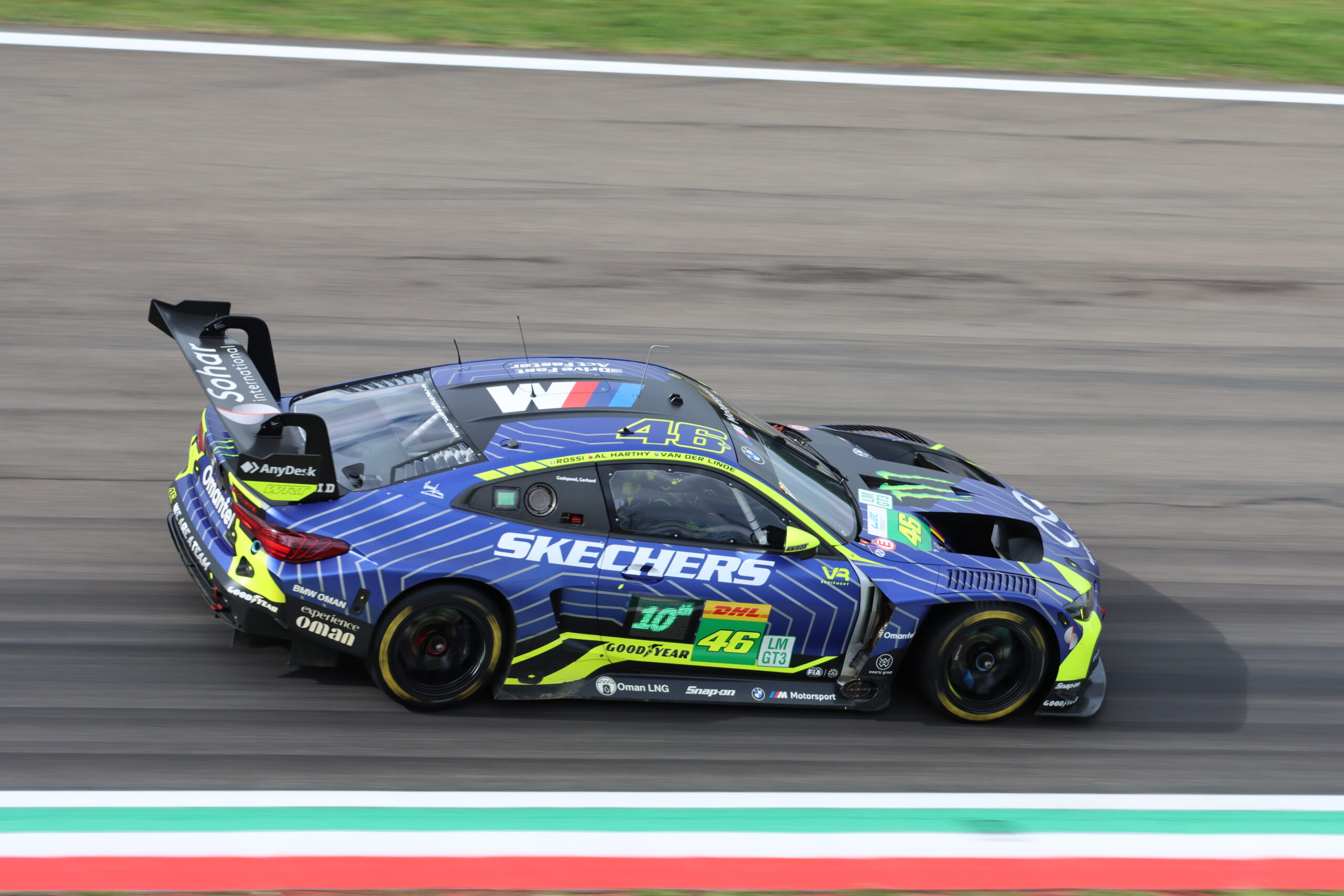 BMW M Team WRT | Valentino Rossi - Kevin Van Der Linde - Ahmad Al Harthy | 6 ore di Imola 2025 | Foto: Massimo Consonni